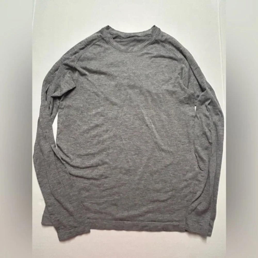 Lululemon Men’s Gray Metal Vent Tech Long Sleeve Tee Tshirt Top Sz XS